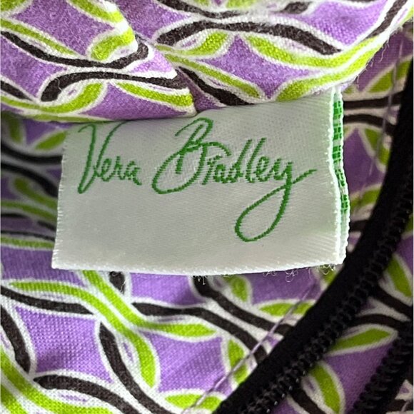 Vera Bradley Women's Black Flowered Multicolor Floral Shoulder Bucket Bag Sz M - Picture 11 of 13